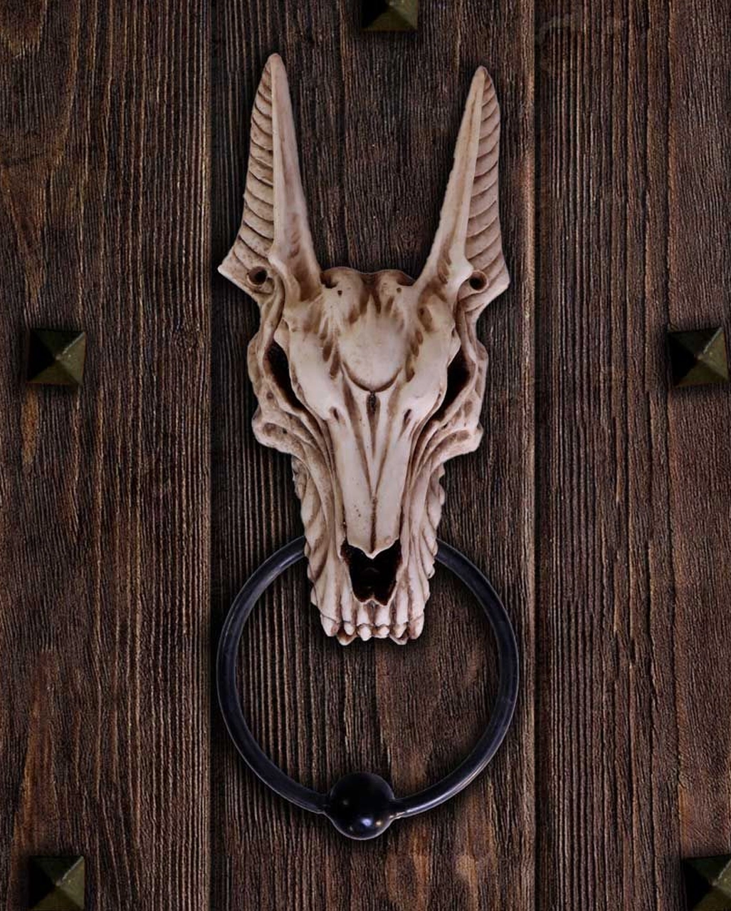 Anubis Totenschädel Türklopfer 7 Anubis Totenschädel Türklopfer – Bild 5