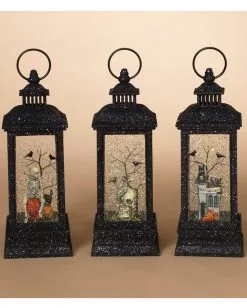 Leuchtende Halloween Wasserkugel Laterne 28cm -Halloween Tischdekoration Geschaft beleuchtete halloween wasserkugel laterne 28cm lighted spinning water globe halloween lantern halloween deko 54182 2