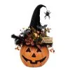 Halloween Kürbis Mit Hexenhut & LED Beleuchtung 56cm -Halloween Tischdekoration Geschaft beleuchteter halloween kuerbis mit elegantem hexenhut light up halloween pumpkin with witch hat 54761 01