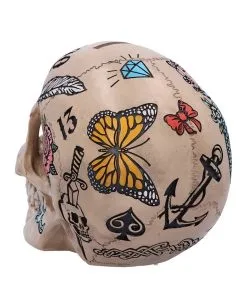 Calavera Tattoo Totenkopf Sparkasse -Halloween Tischdekoration Geschaft calavera tattoo totenschaedel sparkasse calavera tattoo totenkopf spardose calavera tattoo skull fund 39512 03