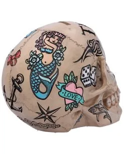 Calavera Tattoo Totenkopf Sparkasse -Halloween Tischdekoration Geschaft calavera tattoo totenschaedel sparkasse calavera tattoo totenkopf spardose calavera tattoo skull fund 39512 04