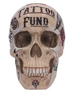 Calavera Tattoo Totenkopf Sparkasse -Halloween Tischdekoration Geschaft calavera tattoo totenschaedel sparkasse calavera tattoo totenkopf spardose calavera tattoo skull fund 39512 05