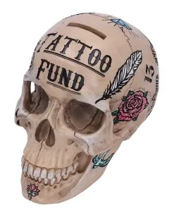 Calavera Tattoo Totenkopf Sparkasse -Halloween Tischdekoration Geschaft calavera tattoo totenschaedel sparkasse calavera tattoo totenkopf spardose calavera tattoo skull fund 39512 07