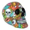Calypso Pop Art Totenkopf -Halloween Tischdekoration Geschaft calypso pop art totenschaedel calypso pop art totenkopf calypso pop art skull 50728 01