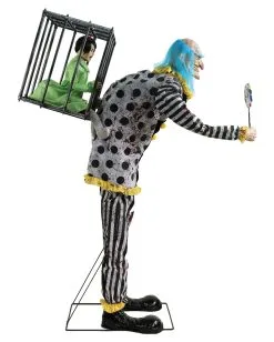 Happy Candy Clown Halloween Animatronic 8 Happy Candy Clown Halloween Animatronic -Halloween Tischdekoration Geschaft creepy candy clown halloween animatronic geisterbahnfiguren und animatronics halloween deko mr happy candy clown animatronic 39614 3