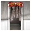 Horror Zirkus Türvorhang -Halloween Tischdekoration Geschaft creepy carneval tuervorhang halloween tuer dekoration mit clown motiv 24600