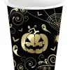 Extravagante Halloween Kürbis Pappbecher 6 St. 2 Extravagante Halloween Kürbis Pappbecher 6 St. -Halloween Tischdekoration Geschaft edle halloween kuerbis pappbecher noble halloween pumpkin paper cups elegante halloween tischdeko 53229