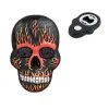 Flammender Totenschädel Als Flaschenöffner -Halloween Tischdekoration Geschaft flammender totenkopf flaschenoeffner flammender totenschaedel flaschenoeffner flame skull bottle opener 51388 01
