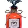 Zaubertrank Glasflasche Fledermaus Herz -Halloween Tischdekoration Geschaft fledermausherz zaubertrank glasflasche bats heart potion glass bottle halloween tischdeko 52939