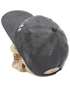 Gangster Totenschädel "Thug Life" 15,8cm -Halloween Tischdekoration Geschaft gangster totenkopf gangster totenschaedel gangster skull skull with gold teeth 53388 04