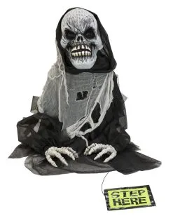 Skelett Reaper Ground Breaker Halloween Animatronic 68cm -Halloween Tischdekoration Geschaft grim reaper halloween animatronic halloween figuren online kaufen halloween standfigur 53780 04