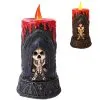 Sensenmann LED Kerze Dekofigur -Halloween Tischdekoration Geschaft grim reaper led kerze halloween und gothic wohnungsdeko grim reaper led candle 52704