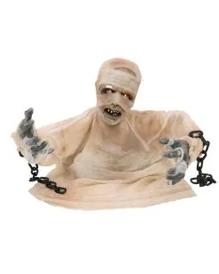 Mumie Halloween Animatronic 40cm -Halloween Tischdekoration Geschaft groundbreaker mumie animatronic 40cm halbierte mumie halloween dekofigur animated mummy 36298 04