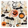 Halloween Deko Mit Motiv 30-tlg. -Halloween Tischdekoration Geschaft halloween dekospiralen halloween swirls decoration 28467