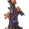 Leuchtender Halloween Glitter Baum 25cm -Halloween Tischdekoration Geschaft halloween glitzer baum mit beleuchtung 25cm halloween glitter tree with led kinder deko halloween 53707