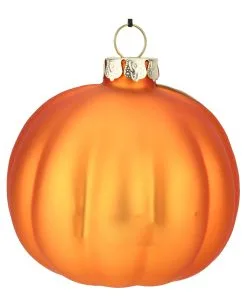 Halloween Jack O'Lantern Glas Christbaumkugel Ø7,6cm -Halloween Tischdekoration Geschaft halloween kuerbis glas weihnachtskugel halloween und horror weihnachtsdeko jack o lantern pumpkin hanging ornament 54760 2
