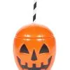 Trinkbecher Kürbisgesicht Mit Deckel -Halloween Tischdekoration Geschaft halloween kuerbis trinkbecher jackolantern becher halloween becher 29188