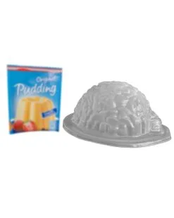 Halloween Puddingform Gehirn -Halloween Tischdekoration Geschaft halloween puddingform gehirn halloween suesswaren jiggle wiggle brain 10357 01