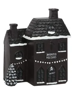 Hounted House Räucherkegel Haus -Halloween Tischdekoration Geschaft haunted house raeucherkegel halter haunted house incense cone burner halloween homeware 53588 02