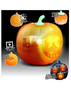Jabberin Jack Animierter Halloween Kürbis -Halloween Tischdekoration Geschaft jabberin jack sprechender halloween kuerbis jabberin jack animated halloween pumpkin halloween deko und halloween animatronics 51656 4