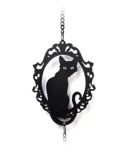 Halloween Tischdekoration Geschaft -Halloween Tischdekoration Geschaft katzen silhouette windspiel und haengedeko gothic und halloween wohnungsdeko alchemy england feline wind chime 52747 2