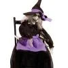 Hexe Im Schaukelstuhl Animatronic -Halloween Tischdekoration Geschaft kleine hexe im schaukelstuhl animatronic witzige hexen deko mit sound fuer halloween 25279 01