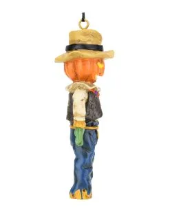 Kürbis Vogelscheuche Christbaumkugel 9,5cm -Halloween Tischdekoration Geschaft kuerbis vogelscheuche weihnachtskugel halloween und horror weihnachtsdeko scarecrow ornament 54755 4