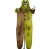 Horror Clown Standfigur Mit Leuchtaugen 180cm -Halloween Tischdekoration Geschaft lebensgrosse horror clown figur mit licht 180cm life size horror clown figure with light halloween standfigur clown 53363
