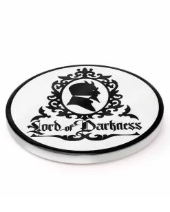 Herr Der Finsternis Untersetzer -Halloween Tischdekoration Geschaft lord of darkness untersetzer lord of darkness coaster gothic homeware halloween homeware 51687 02