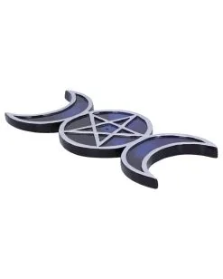 Lunar Trinity Räucherstäbchen Halter 21,5cm 10 Lunar Trinity Räucherstäbchen Halter 21,5cm -Halloween Tischdekoration Geschaft lunar trinity raeucherstaebchenhalter lunar trinity incense burner gothic deko 54012 02