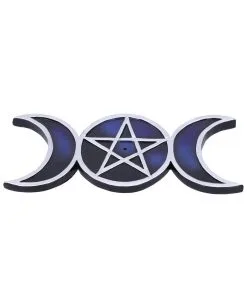 Lunar Trinity Räucherstäbchen Halter 21,5cm 13 Lunar Trinity Räucherstäbchen Halter 21,5cm -Halloween Tischdekoration Geschaft lunar trinity raeucherstaebchenhalter lunar trinity incense burner gothic deko 54012 05