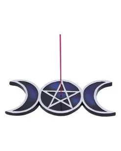 Lunar Trinity Räucherstäbchen Halter 21,5cm 15 Lunar Trinity Räucherstäbchen Halter 21,5cm -Halloween Tischdekoration Geschaft lunar trinity raeucherstaebchenhalter lunar trinity incense burner gothic deko 54012 07