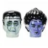 Frankenstein Pärchen Salz & Pfefferstreuer -Halloween Tischdekoration Geschaft mr und mrs frankenstein salz und pfefferstreuer mr and mrs frankenstein salt and pepper shakers 51637 01
