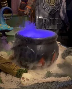 Nebler Mit Farbwechsel LEDs -Halloween Tischdekoration Geschaft nebeltopf fuer halloween mit lichteffekt smoke machine for halloween halloween dekoration kuenstlicher nebel dekoartikel 39176 5