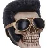 Rock 'n' Roll Totenschädel 17cm -Halloween Tischdekoration Geschaft rock n roll totenkopf rock n roll totenschaedel rock n roll skull rockabilly wohnaccessoire 53392 01