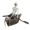 Skelett Im Boot Halloween Animatronic -Halloween Tischdekoration Geschaft ruderndes skelett im boot animatronic halloween skeleton animatronic halloween und horror deko 53957