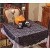 Schwarze Spinnweben Tischdecke Rund 177 X 243 Cm -Halloween Tischdekoration Geschaft runde spinnweben tischdecke halloween tischdecke spirderweb lace table cloth 28622 01
