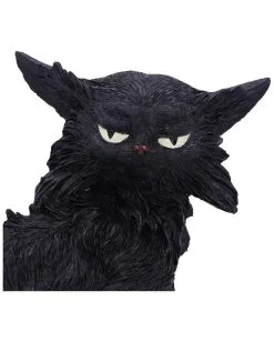 Salem Magierkatze 16,6cm -Halloween Tischdekoration Geschaft salem hexenkatze 19cm salem witch cat 19 cm halloween tischdekoration schwarze katzenfigur 51042 05