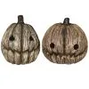 Unheimlich Verrotteter Halloween Kürbis 10cm -Halloween Tischdekoration Geschaft scary aged halloween pumpkin unheimlicher verrotteter halloween kuerbis halloween deko 54126 01