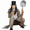 Sitzender Totengräber Halloween Animatronic -Halloween Tischdekoration Geschaft scary gravedigger halloween animatronic halloween animated props halloween und horror deko 51250