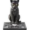 Schwarze Katze Mit Hexenbrett 2 Schwarze Katze Mit Hexenbrett -Halloween Tischdekoration Geschaft schwarze katze mit ouija brett halloween gothic und wicca deko hexen dekoration spirit board cat decor 51508