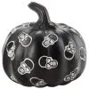 Kürbis Mit Totenschädeln Schwarz 13cm 2 Kürbis Mit Totenschädeln Schwarz 13cm -Halloween Tischdekoration Geschaft schwarzer kuerbis mit totenkoepfen 13cm black pumpkin with skulls halloween kuerbis deko 54697