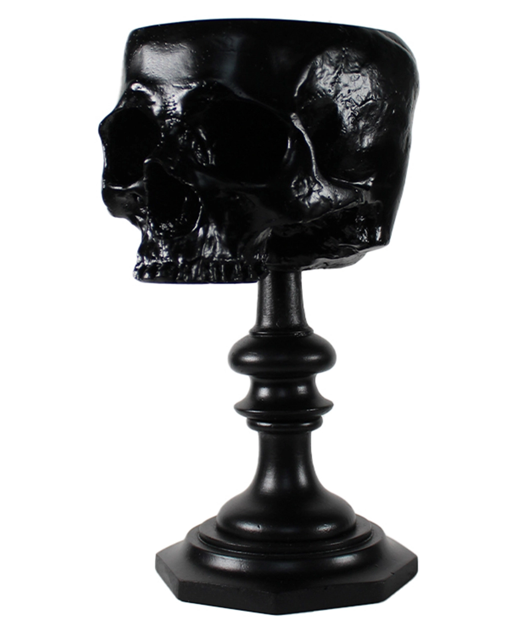 Schwarzer Totenschädel Als Ringehalter 21cm 3 Schwarzer Totenschädel Als Ringehalter 21cm