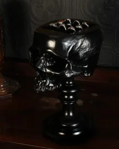 Schwarzer Totenschädel Als Ringehalter 21cm 15 Schwarzer Totenschädel Als Ringehalter 21cm -Halloween Tischdekoration Geschaft schwarzer totenkopf als ringehalter schwarzer totenschaedel als ringhalter black skull ring holder gothic wohnaccessoire 54858 07