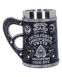 Ouija Board Bierkrug -Halloween Tischdekoration Geschaft spirit board biekrug ouija board bierkrug spirit board tankard halloween tischdeko 51070 03