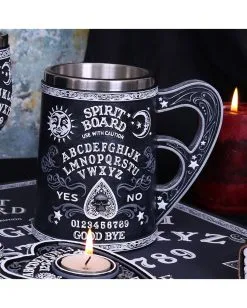 Ouija Board Bierkrug -Halloween Tischdekoration Geschaft spirit board biekrug ouija board bierkrug spirit board tankard halloween tischdeko 51070 06