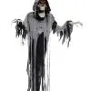 Sprechender Geister Reaper Hängefigur 180cm -Halloween Tischdekoration Geschaft sprechender geister reaper haengefigur halloween animatronic figur skeleton reaper hanging figure 39021
