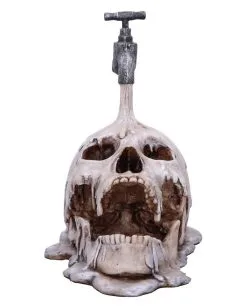 Tapped Drowning Totenkopf -Halloween Tischdekoration Geschaft tapped drowning totenschaedel deko gothic halloween und horror deko tapped drowning skull decor 51004 5