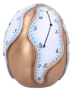 Die Zeit Vergeht Uhren Schädel 17,5cm -Halloween Tischdekoration Geschaft time goes by uhren schaedel 175cm time goes by clock skull die zeit vergeht totenkopf gothic deko 53997 4