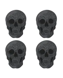 Totenschädel Untersetzer Set 4 St. 7 Totenschädel Untersetzer Set 4 St. -Halloween Tischdekoration Geschaft totenkopf untersetzer totenschaedel untersetzer skull coasters halloween tischdeko 50706 03
